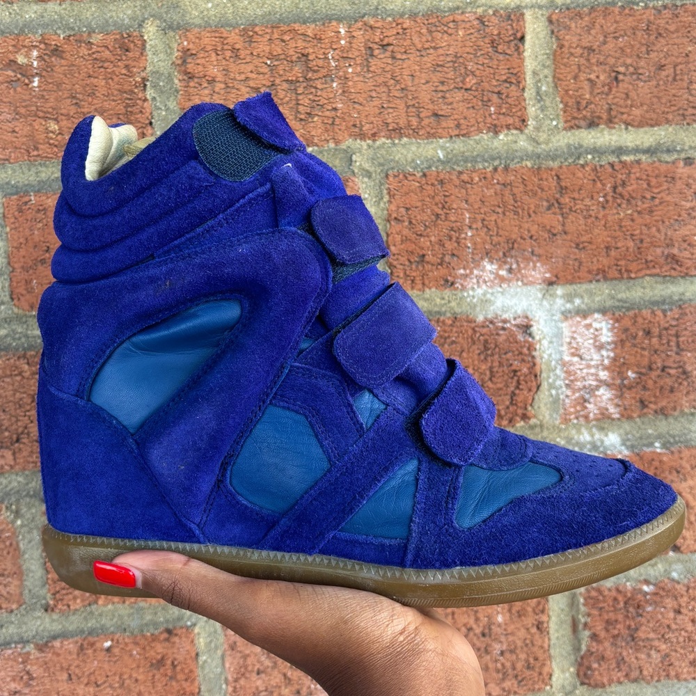 Rare Isabel Marant Bekket Suede Sneakers